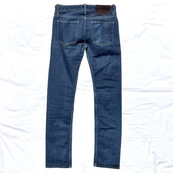 Naked & Famous Jeans Mens 30 Deep Indigo Stretch Selvedge Denim Weird Guy - Picture 3 of 6
